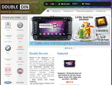 Tablet Screenshot of double-din.com